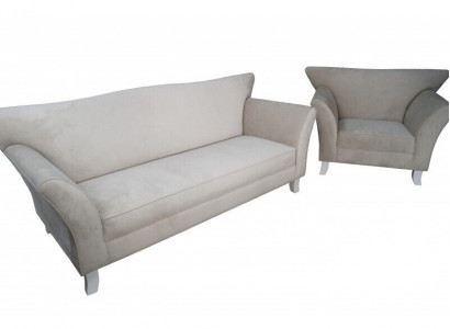 Sofa 3-Seater + 1-Seater Sofa Set Upholstered Designer Couches Sofas Set